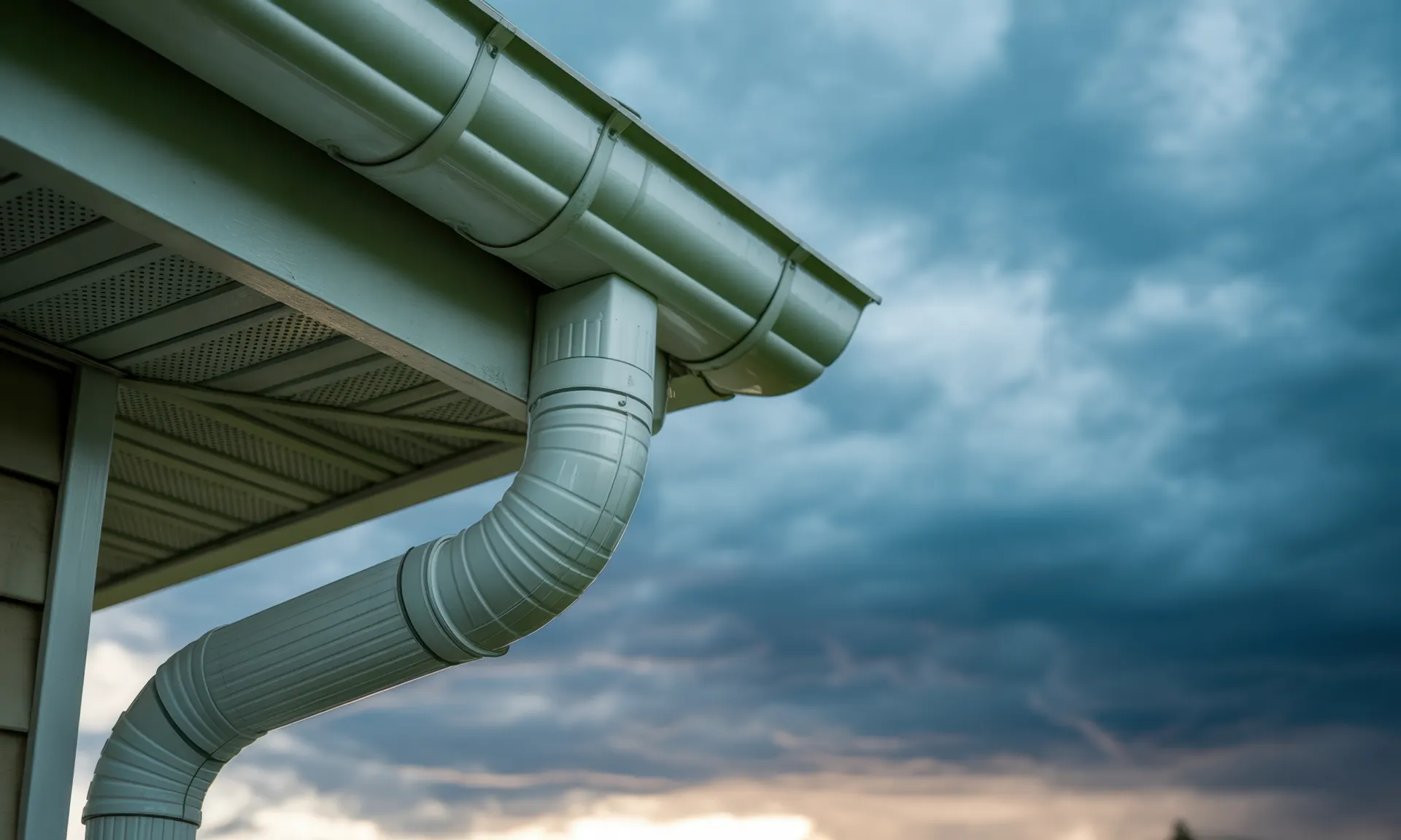 Vinyl Gutters — professional gutter work